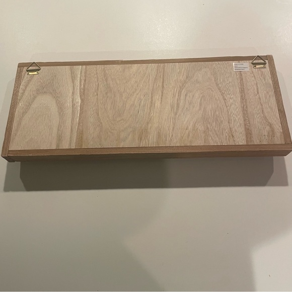 Nautical Themed Anchor Hook Wall Decor Blue Metal Anchors Wood Frame - Picture 7 of 8